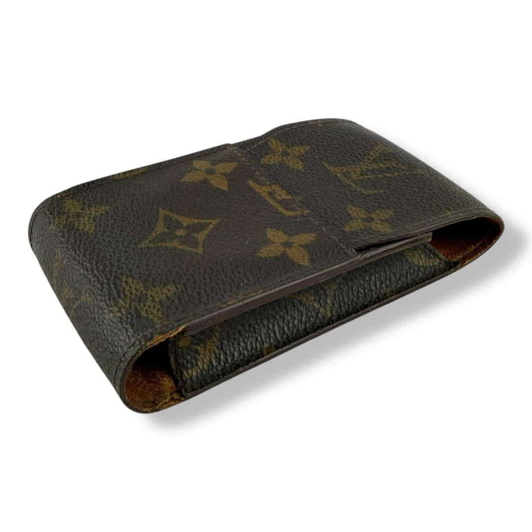Louis Vuitton Brown Monogram Cigarette Case - Lux Central