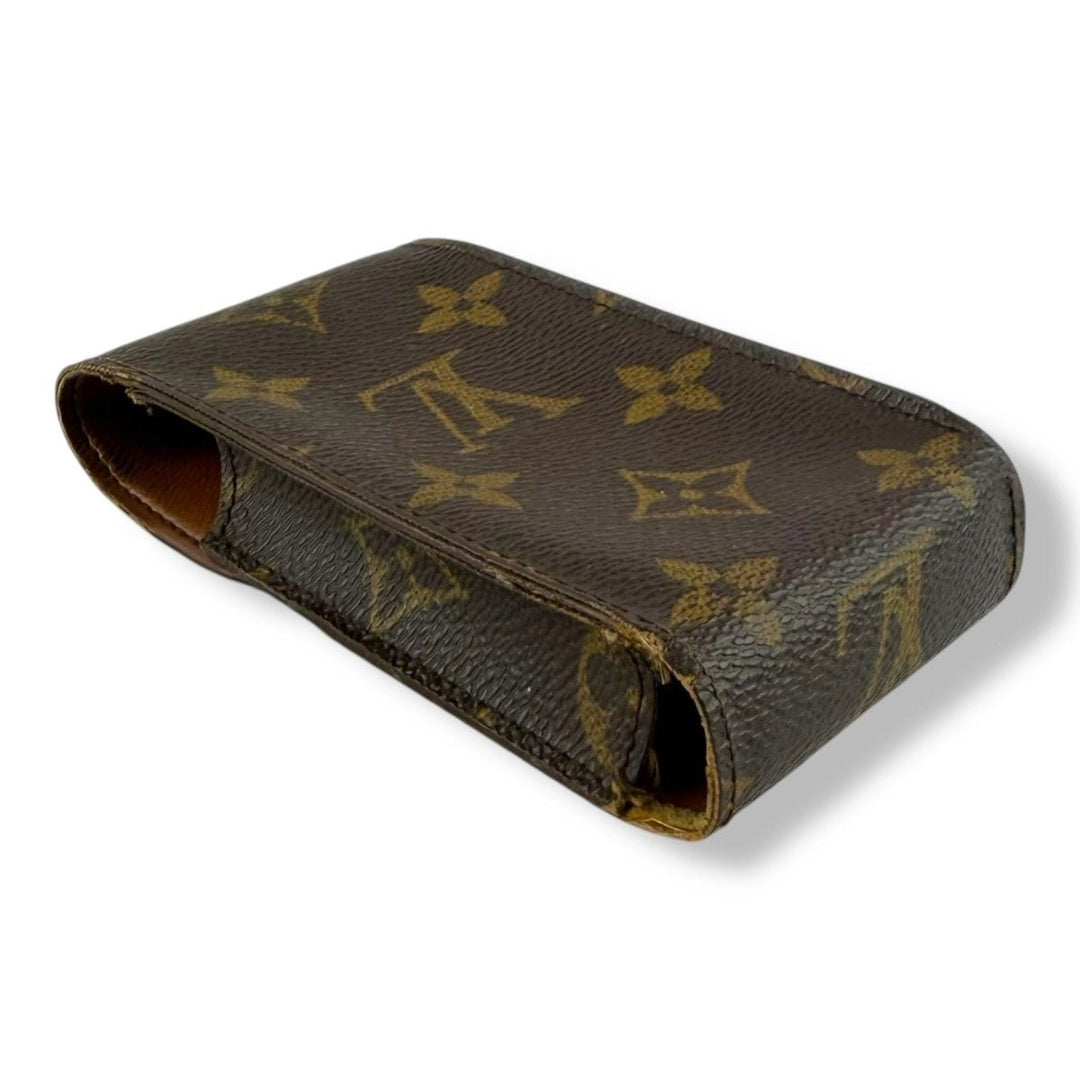 Louis Vuitton Brown Monogram Cigarette Case - Lux Central
