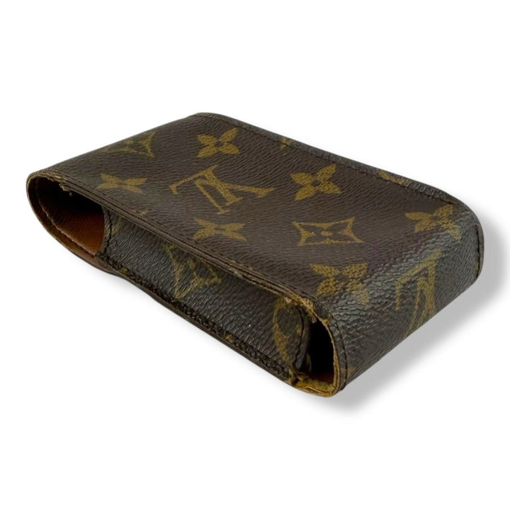 Louis Vuitton Brown Monogram Cigarette Case - Lux Central