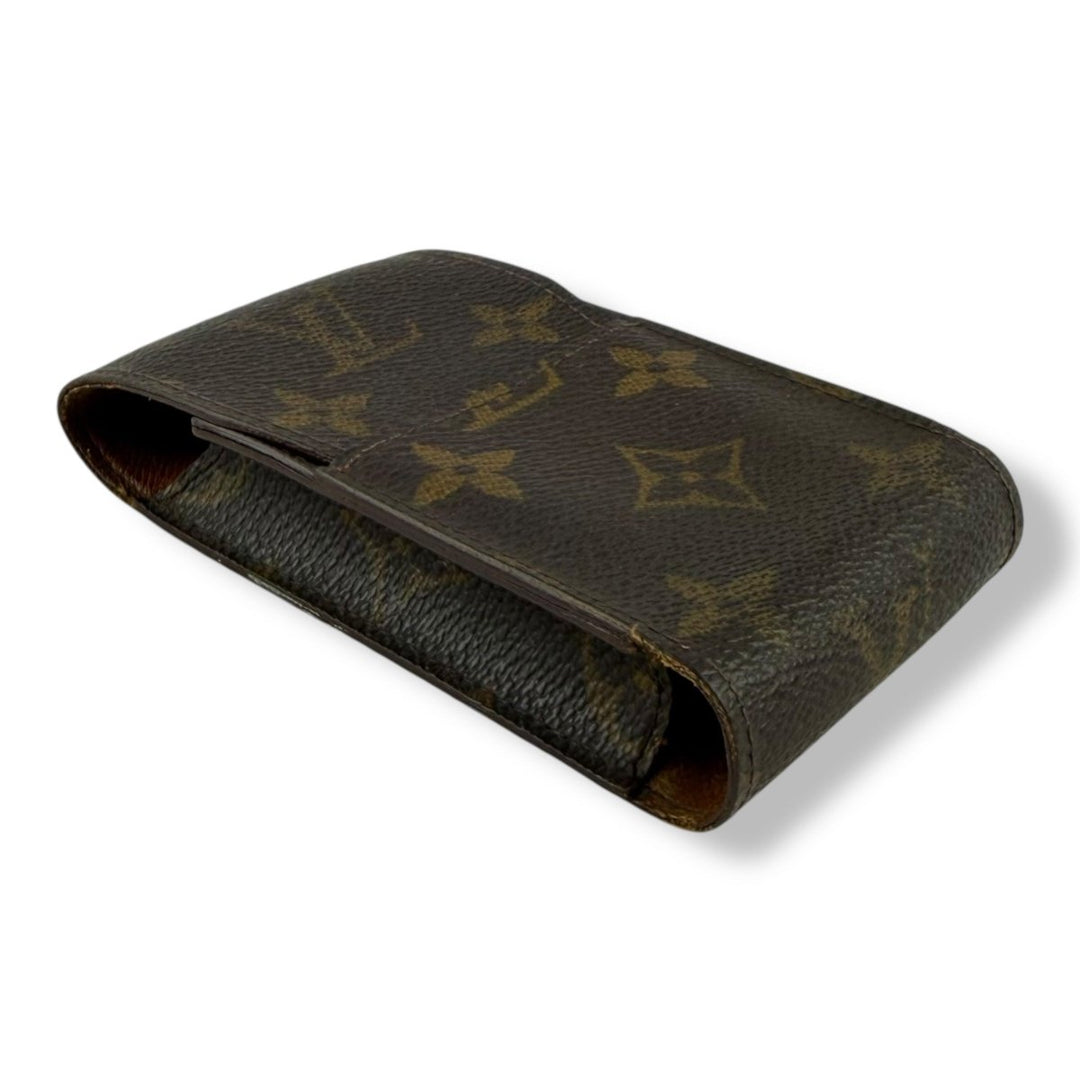 Louis Vuitton Brown Monogram Cigarette Case - Lux Central