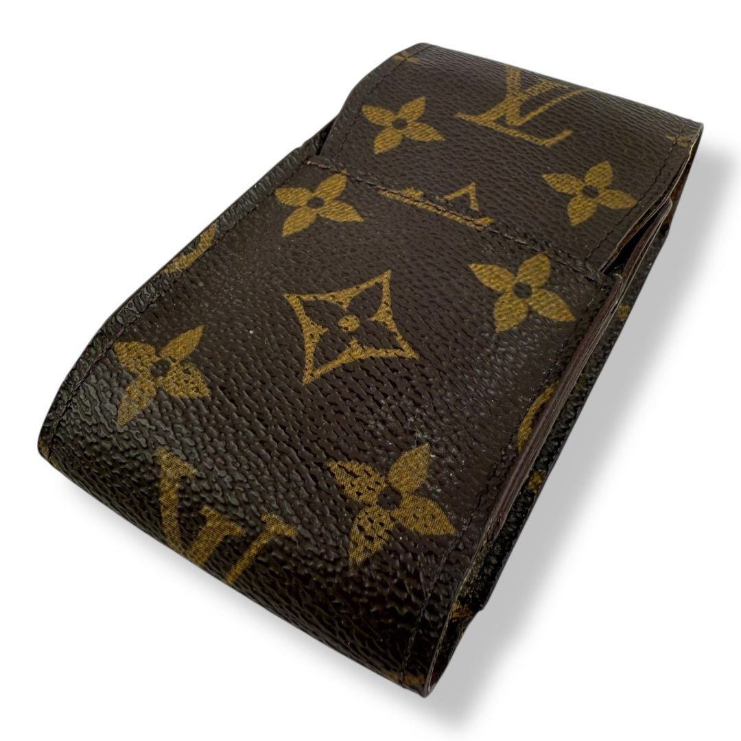 Louis Vuitton Brown Monogram Cigarette Case - Lux Central