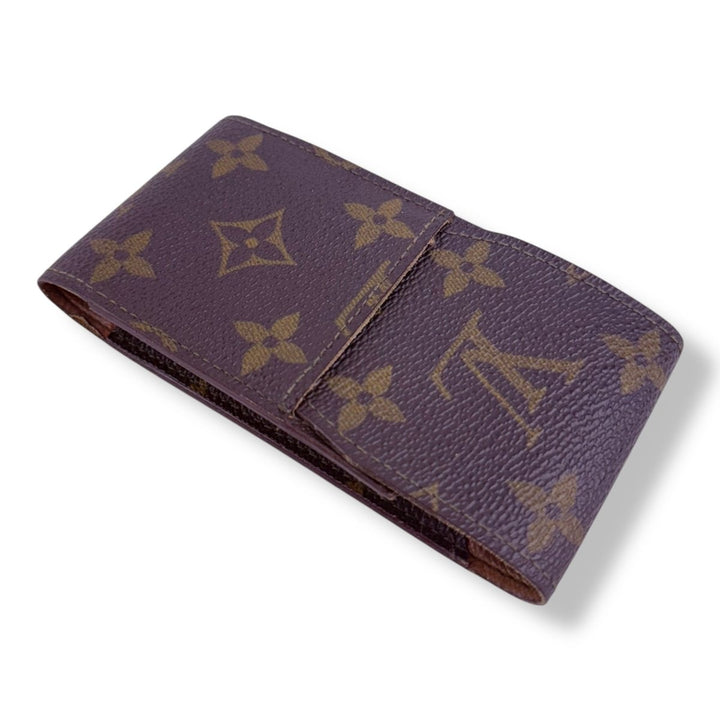 Louis Vuitton Brown Monogram Cigarette Case - Lux Central
