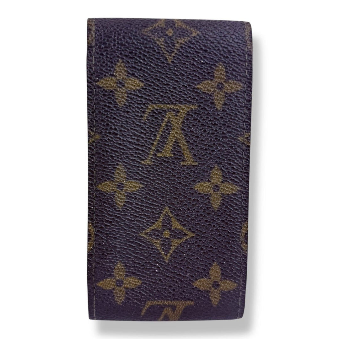 Louis Vuitton Brown Monogram Cigarette Case - Lux Central