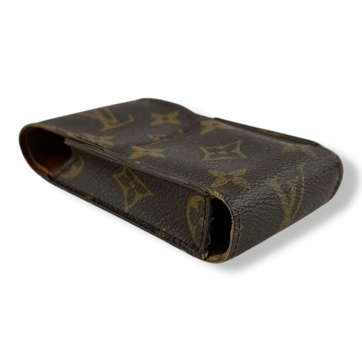 Louis Vuitton Brown Monogram Cigarette Case - Lux Central
