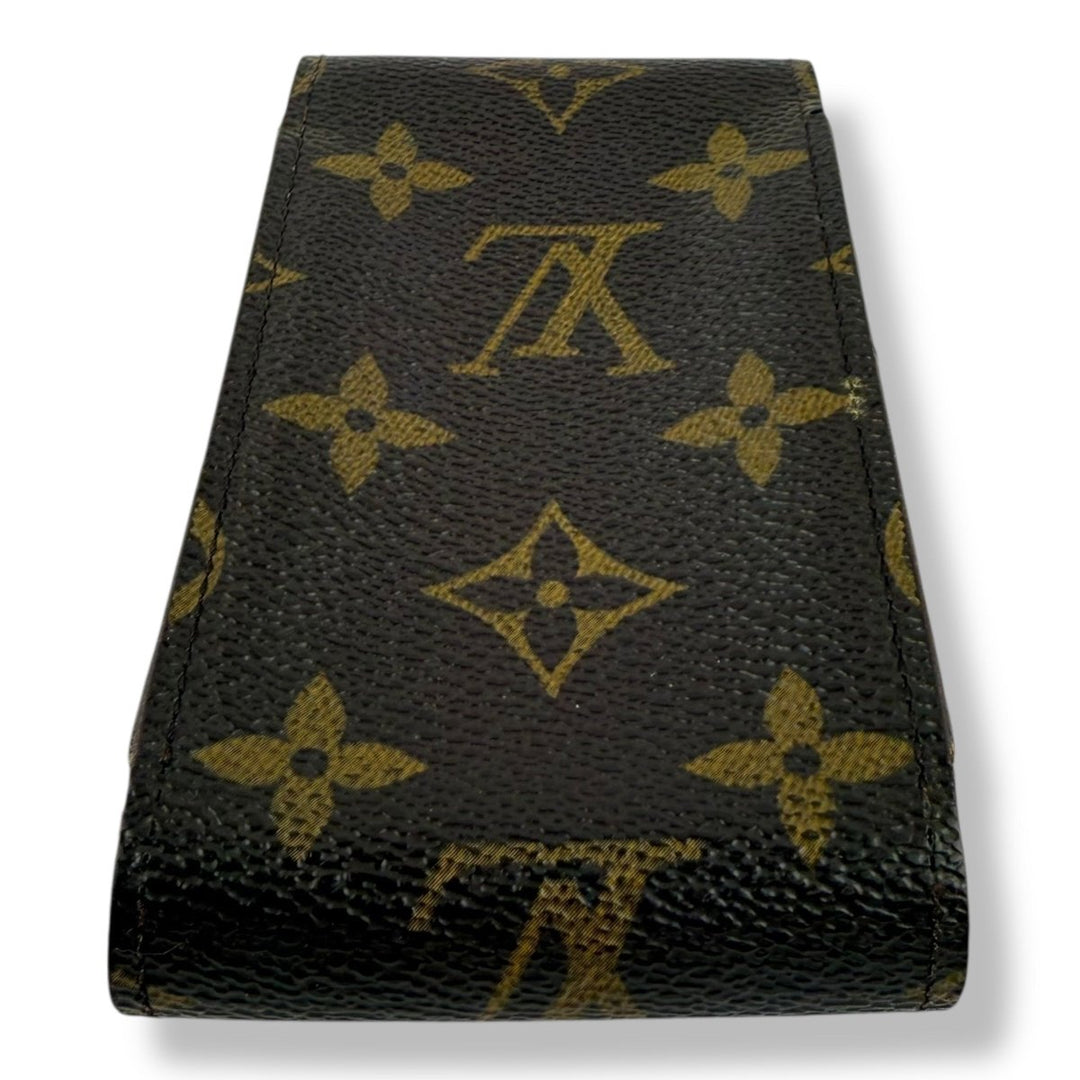 Louis Vuitton Brown Monogram Cigarette Case - Lux Central