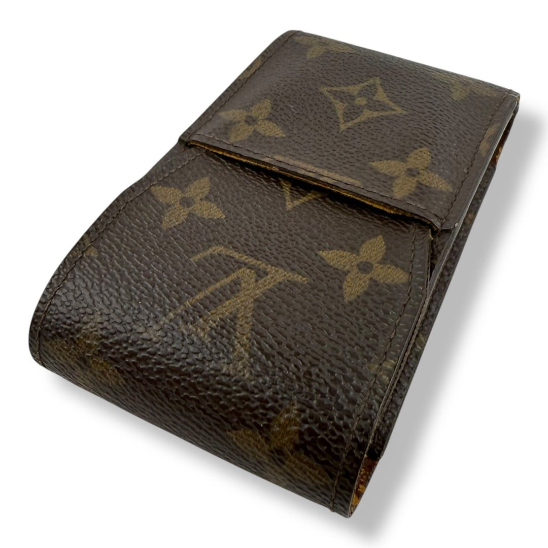 Louis Vuitton Brown Monogram Cigarette Case - Lux Central