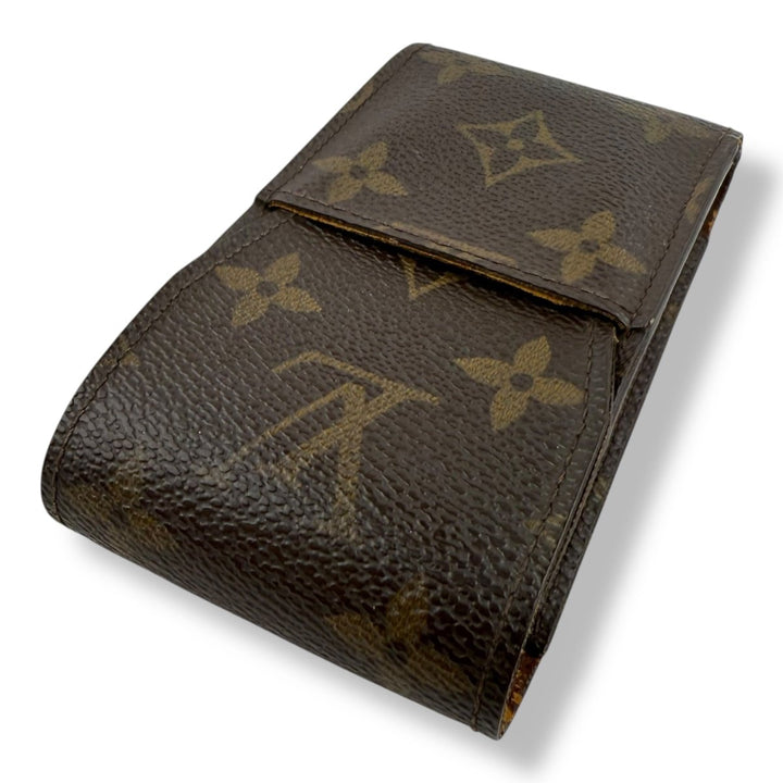 Louis Vuitton Brown Monogram Cigarette Case - Lux Central