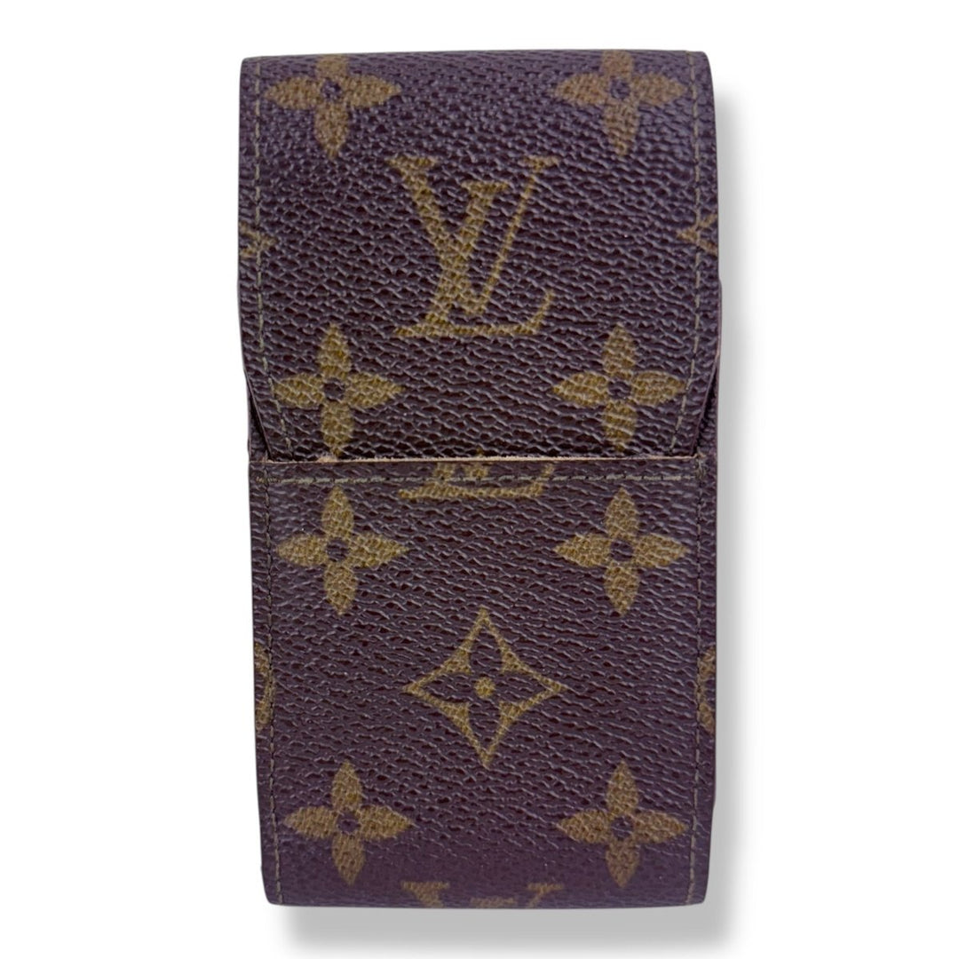 Louis Vuitton Brown Monogram Cigarette Case - Lux Central