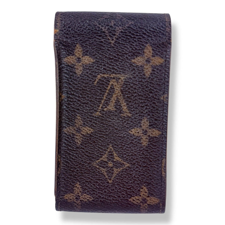 Louis Vuitton Brown Monogram Cigarette Case - Lux Central