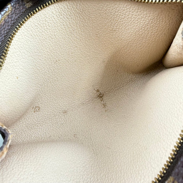 Louis Vuitton Brown Monogram Classic Signature Bucket Pouch - Lux Central