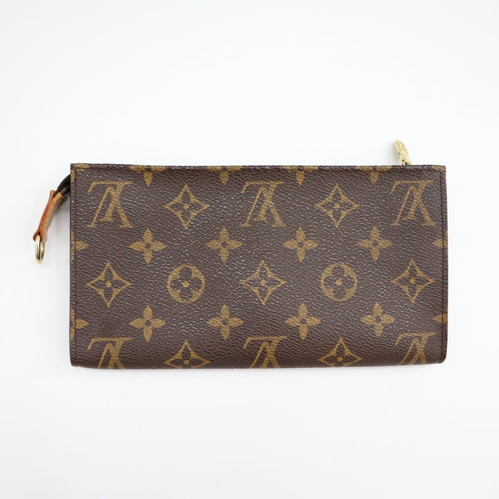 Louis Vuitton Brown Monogram Classic Signature Bucket Pouch - Lux Central