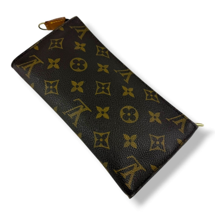 Louis Vuitton Brown Monogram Classic Signature Bucket Pouch - Lux Central