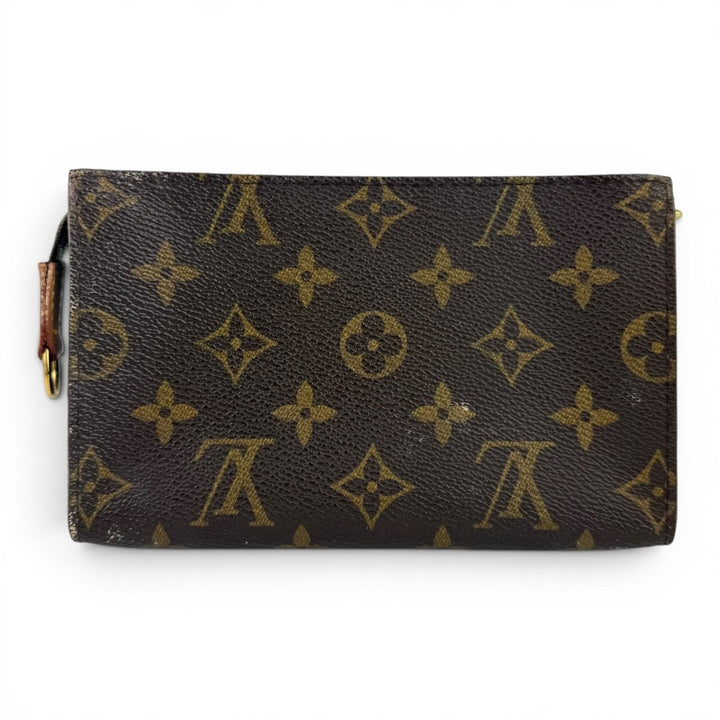 Louis Vuitton Brown Monogram Classic Signature Bucket Pouch - Lux Central