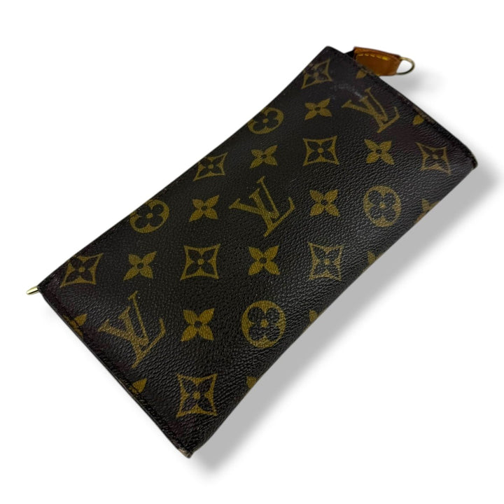 Louis Vuitton Brown Monogram Classic Signature Bucket Pouch - Lux Central