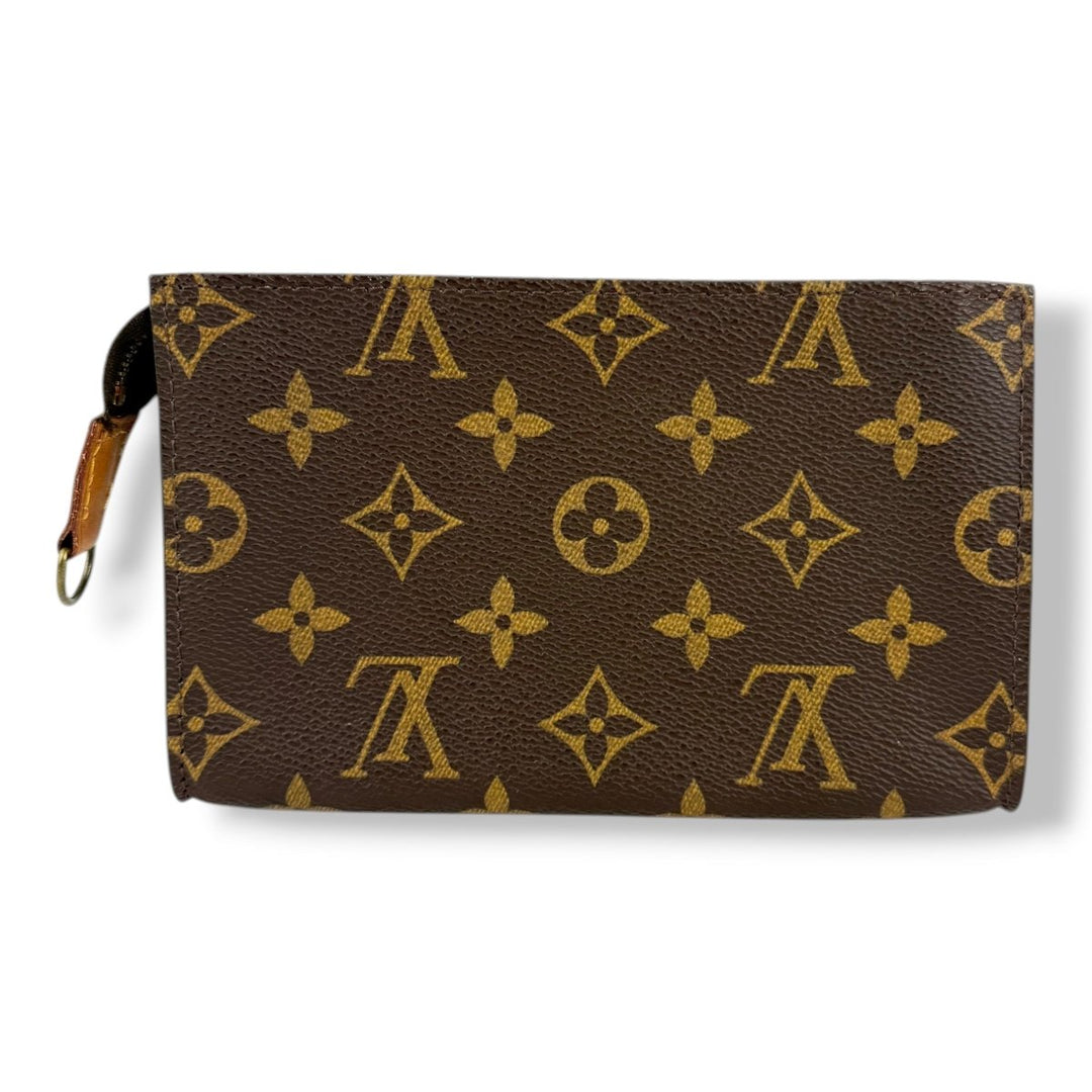 Louis Vuitton Brown Monogram Classic Signature Bucket Pouch - Lux Central