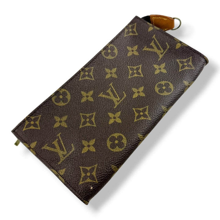 Louis Vuitton Brown Monogram Classic Signature Bucket Pouch - Lux Central