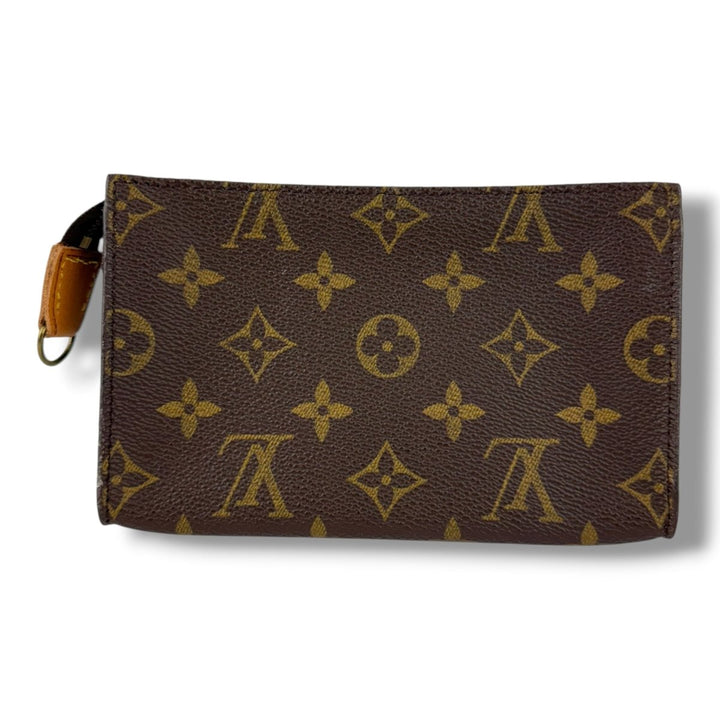 Louis Vuitton Brown Monogram Classic Signature Bucket Pouch - Lux Central