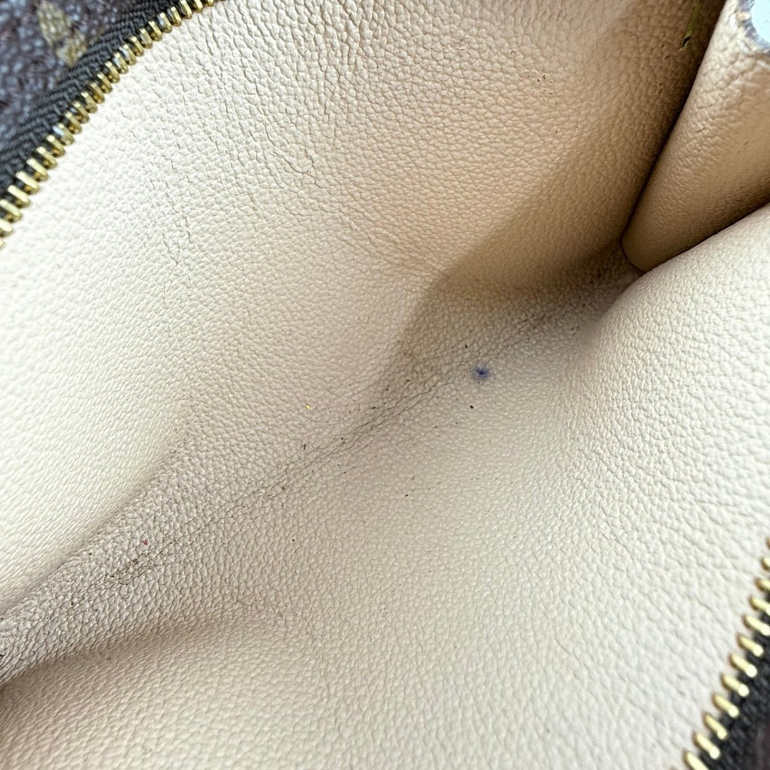 Louis Vuitton Brown Monogram Classic Signature Bucket Pouch - Lux Central