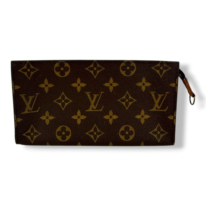 Louis Vuitton Brown Monogram Classic Signature Bucket Pouch - Lux Central
