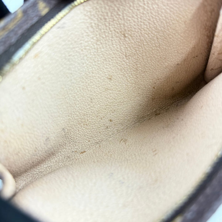 Louis Vuitton Brown Monogram Classic Signature Bucket Pouch - Lux Central