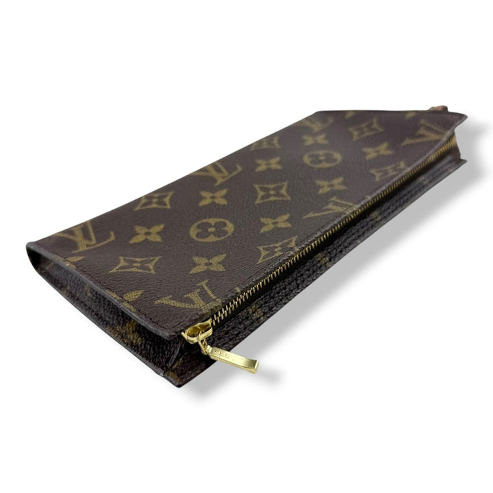 Louis Vuitton Brown Monogram Classic Signature Bucket Pouch - Lux Central