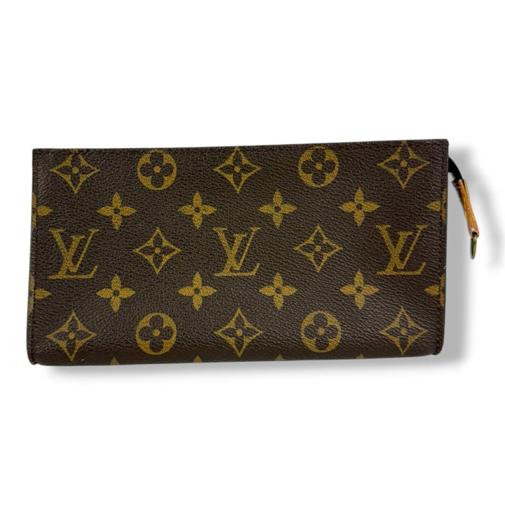Louis Vuitton Brown Monogram Classic Signature Bucket Pouch - Lux Central