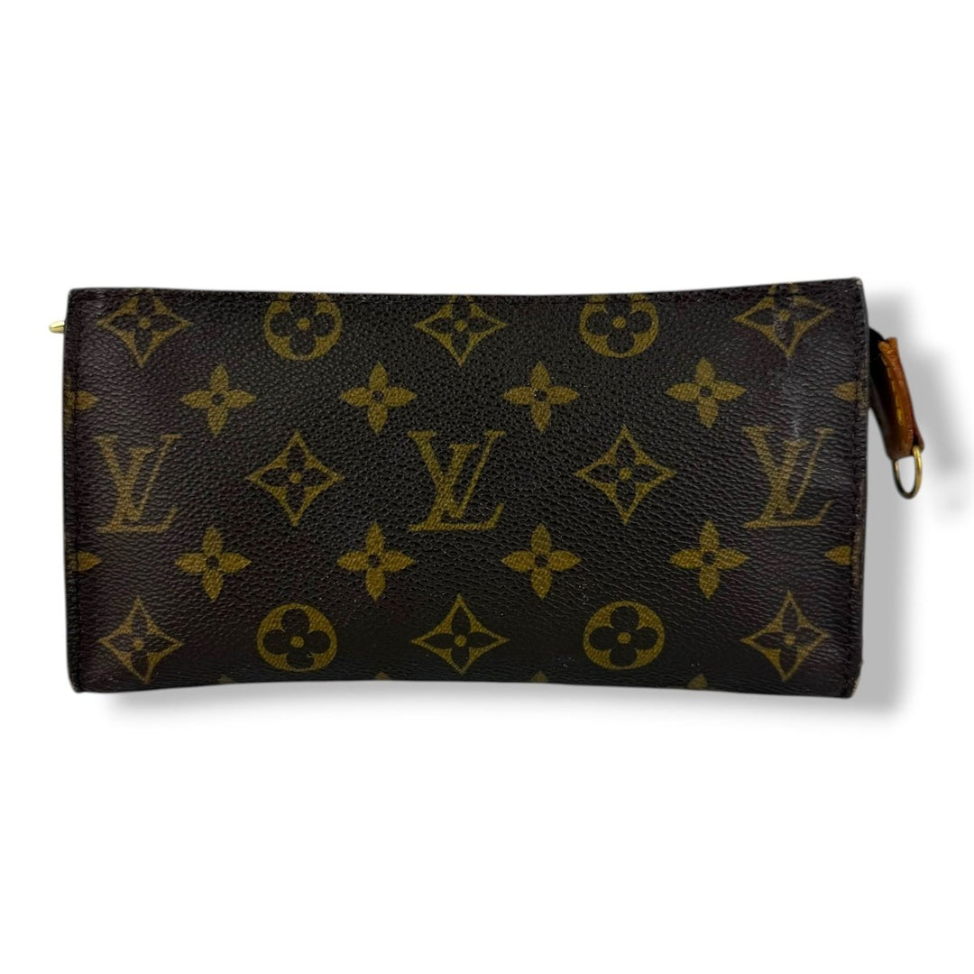 Louis Vuitton Brown Monogram Classic Signature Bucket Pouch - Lux Central