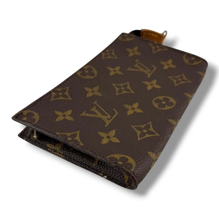 Louis Vuitton Brown Monogram Classic Signature Bucket Pouch - Lux Central
