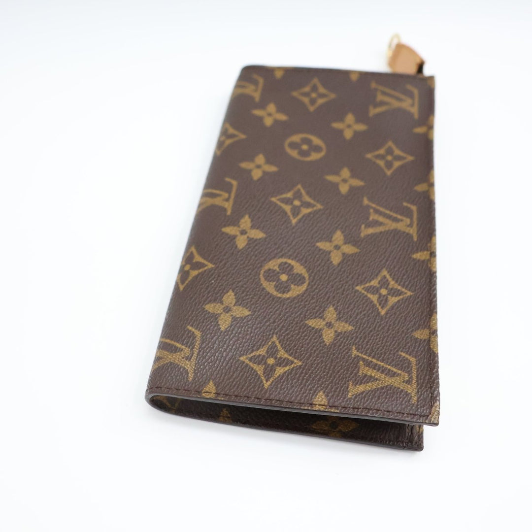 Louis Vuitton Brown Monogram Classic Signature Bucket Pouch - Lux Central