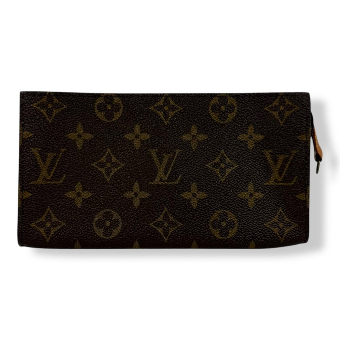 Louis Vuitton Brown Monogram Classic Signature Bucket Pouch - Lux Central
