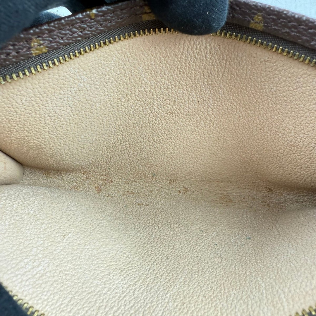 Louis Vuitton Brown Monogram Classic Signature Bucket Pouch - Lux Central