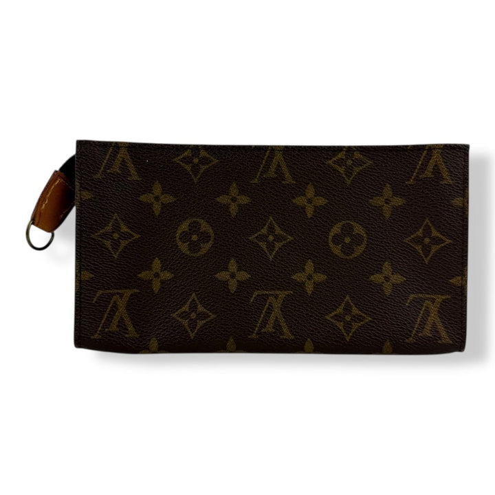 Louis Vuitton Brown Monogram Classic Signature Bucket Pouch - Lux Central