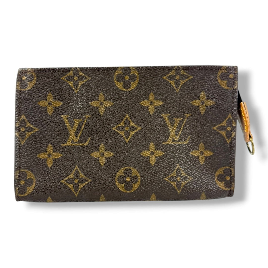 Louis Vuitton Brown Monogram Classic Signature Bucket Pouch - Lux Central