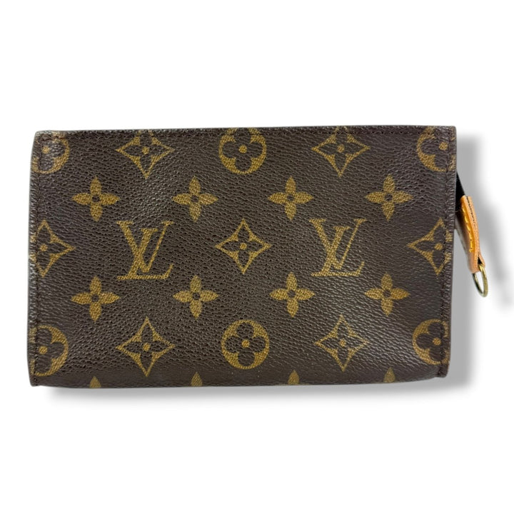 Louis Vuitton Brown Monogram Classic Signature Bucket Pouch - Lux Central