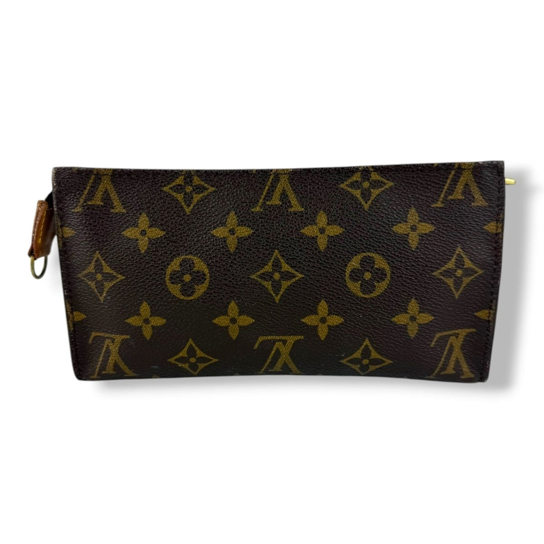 Louis Vuitton Brown Monogram Classic Signature Bucket Pouch - Lux Central