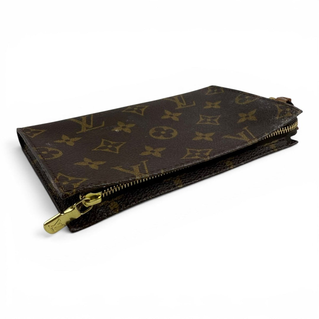 Louis Vuitton Brown Monogram Classic Signature Bucket Pouch - Lux Central
