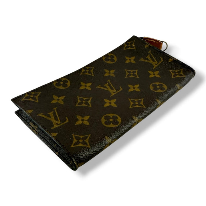 Louis Vuitton Brown Monogram Classic Signature Bucket Pouch - Lux Central
