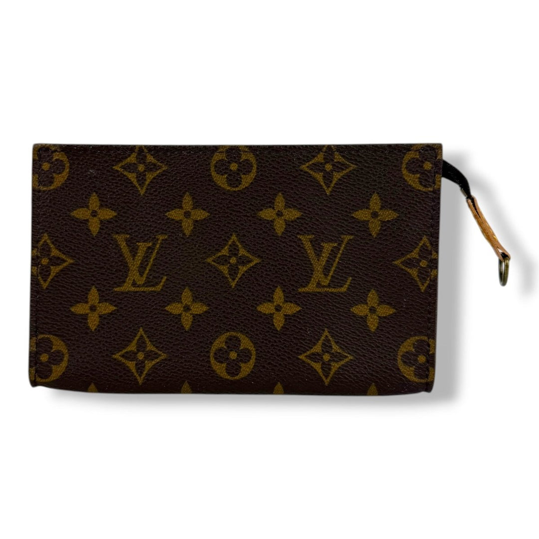 Louis Vuitton Brown Monogram Classic Signature Bucket Pouch - Lux Central