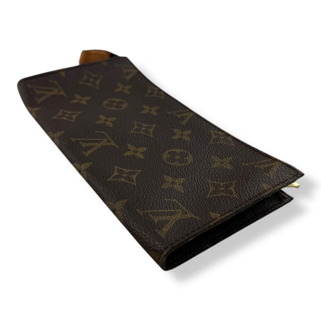Louis Vuitton Brown Monogram Classic Signature Bucket Pouch - Lux Central