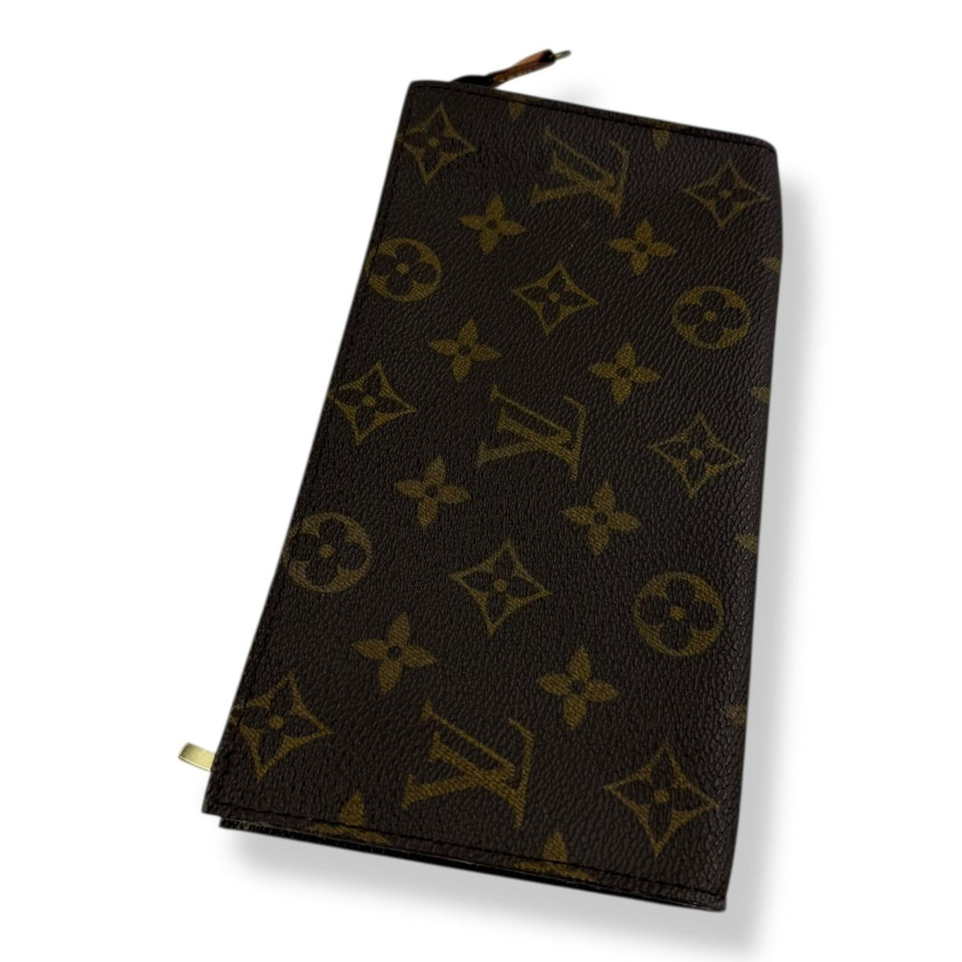 Louis Vuitton Brown Monogram Classic Signature Bucket Pouch - Lux Central