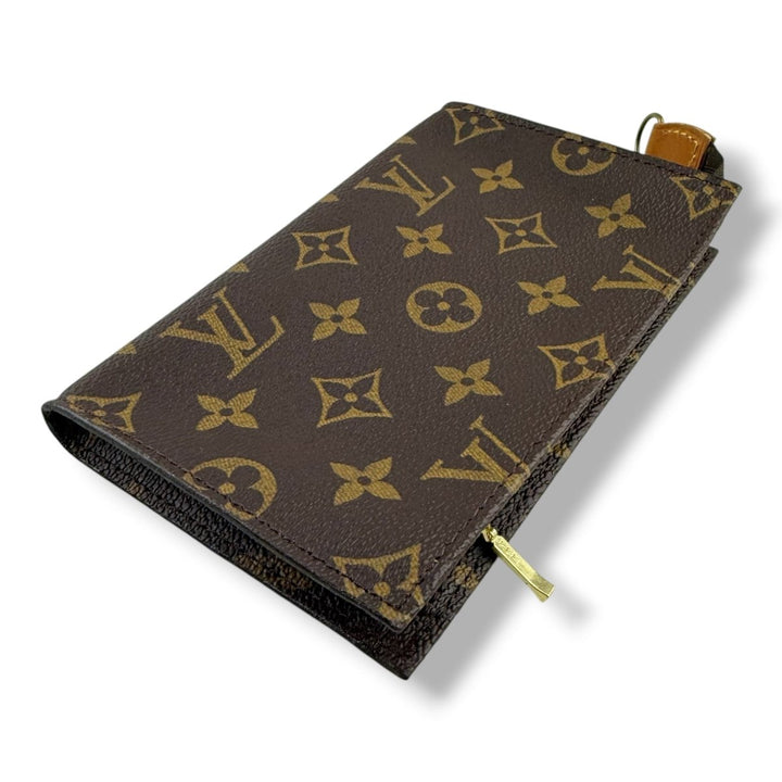 Louis Vuitton Brown Monogram Classic Signature Bucket Pouch - Lux Central
