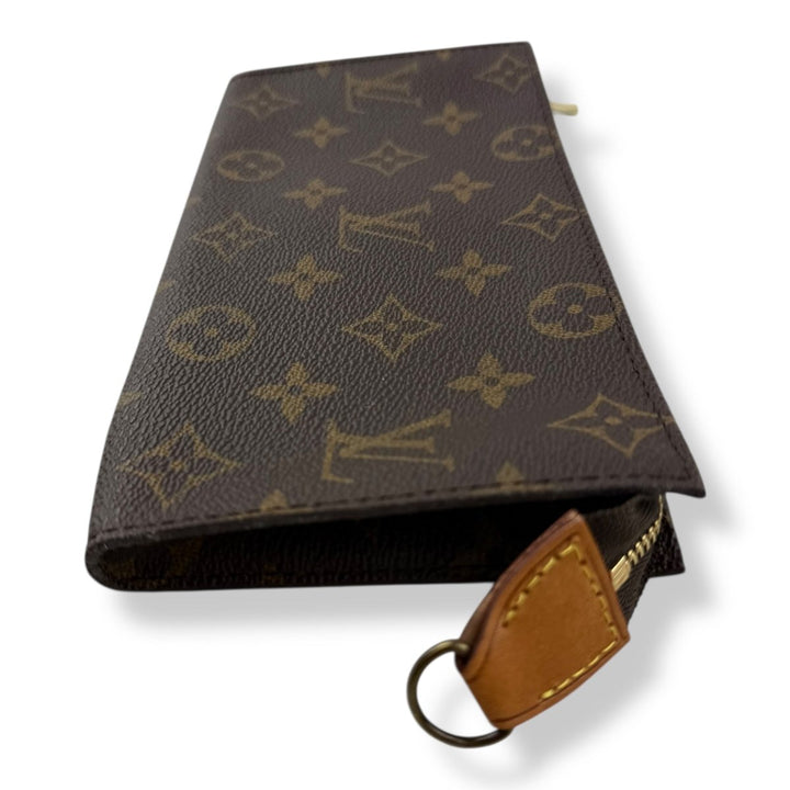 Louis Vuitton Brown Monogram Classic Signature Bucket Pouch - Lux Central