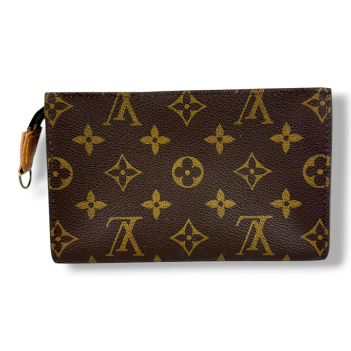 Louis Vuitton Brown Monogram Classic Signature Bucket Pouch - Lux Central