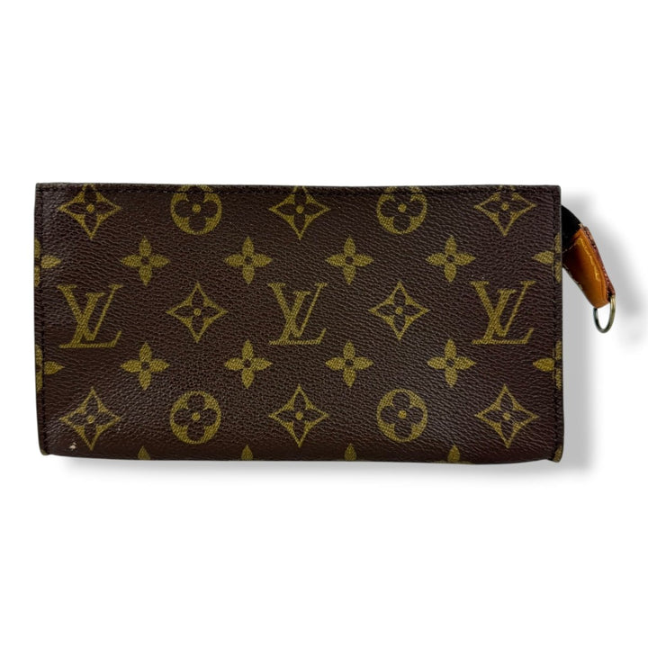 Louis Vuitton Brown Monogram Classic Signature Bucket Pouch - Lux Central