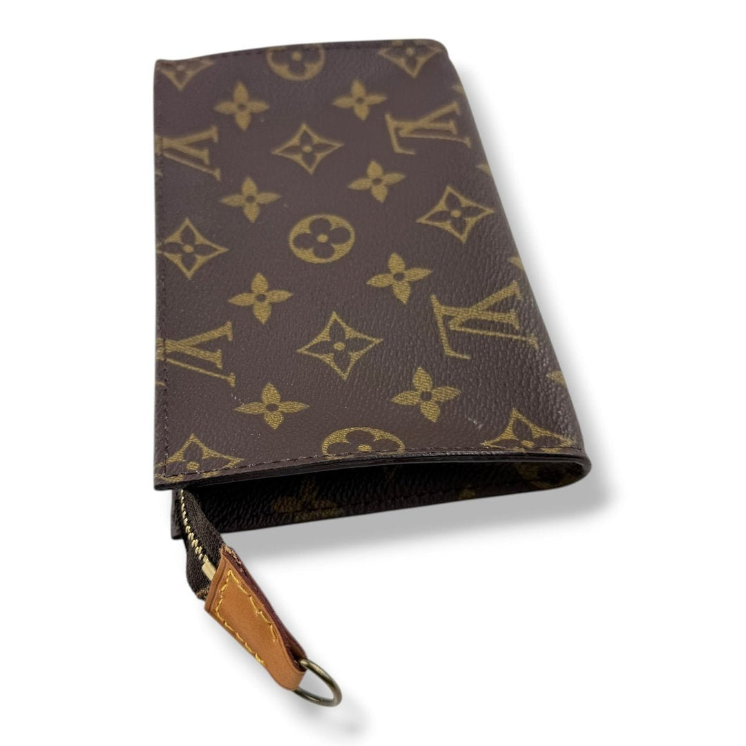 Louis Vuitton Brown Monogram Classic Signature Bucket Pouch - Lux Central
