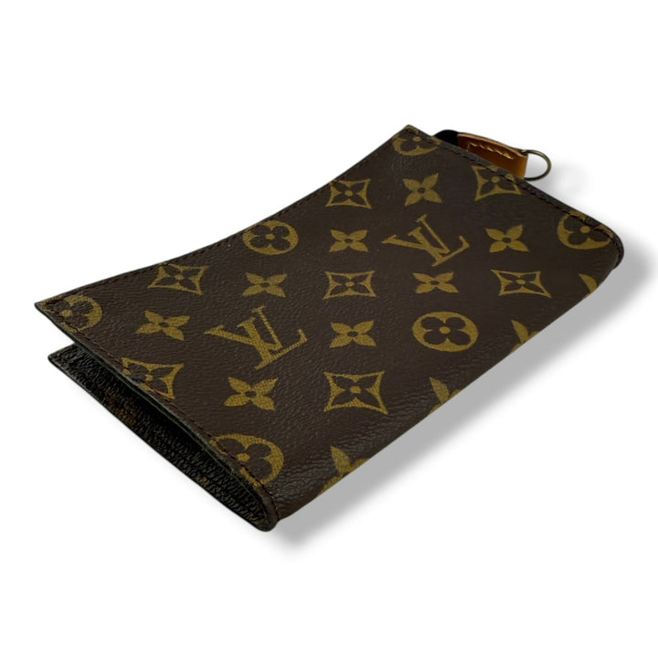 Louis Vuitton Brown Monogram Classic Signature Bucket Pouch - Lux Central