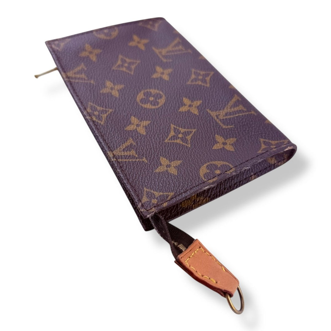 Louis Vuitton Brown Monogram Classic Signature Mini Bucket Pouch Bag - Lux Central