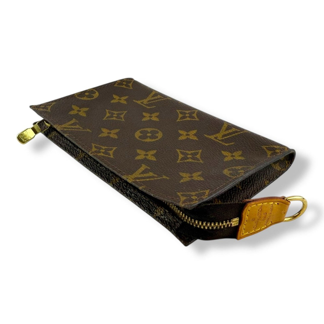 Louis Vuitton Brown Monogram Classic Signature Mini Bucket Pouch Bag - Lux Central