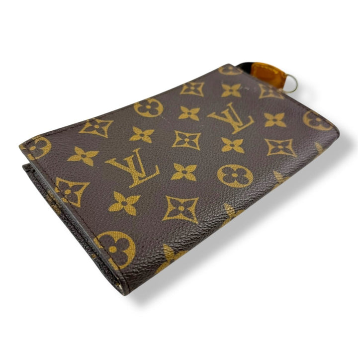 Louis Vuitton Brown Monogram Classic Signature Mini Bucket Pouch Bag - Lux Central