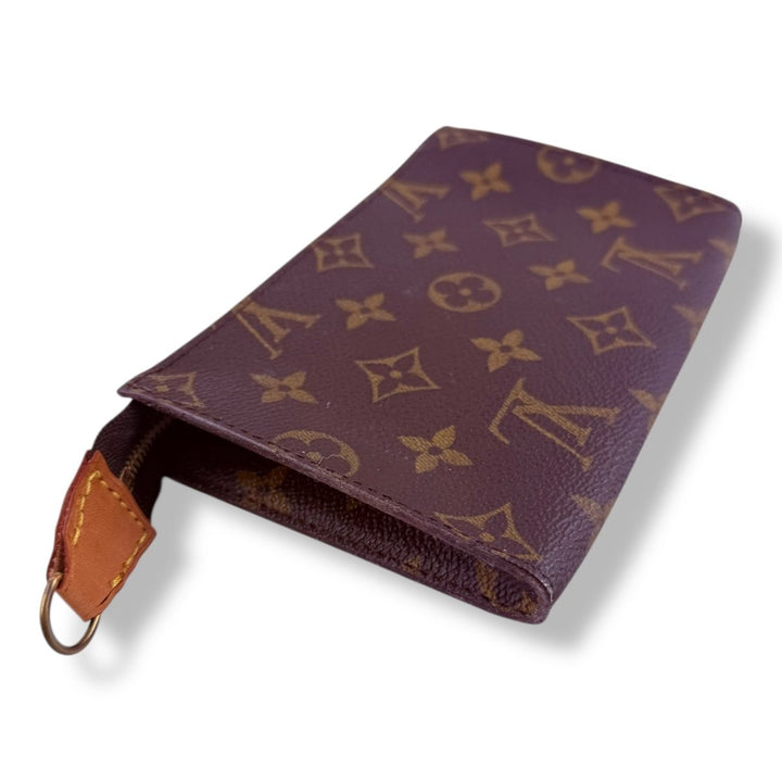 Louis Vuitton Brown Monogram Classic Signature Mini Bucket Pouch Bag - Lux Central